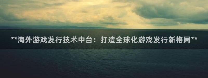 天辰娱乐都是干什么的：**海外游戏发行技术中台：打造全球化游戏发行新格局**