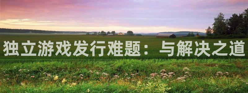 天辰平台需7O777：独立游戏发行难题：与解决之道